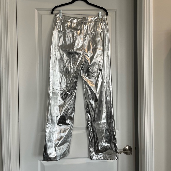 Silver Metallic Pants - Picture 4 of 5